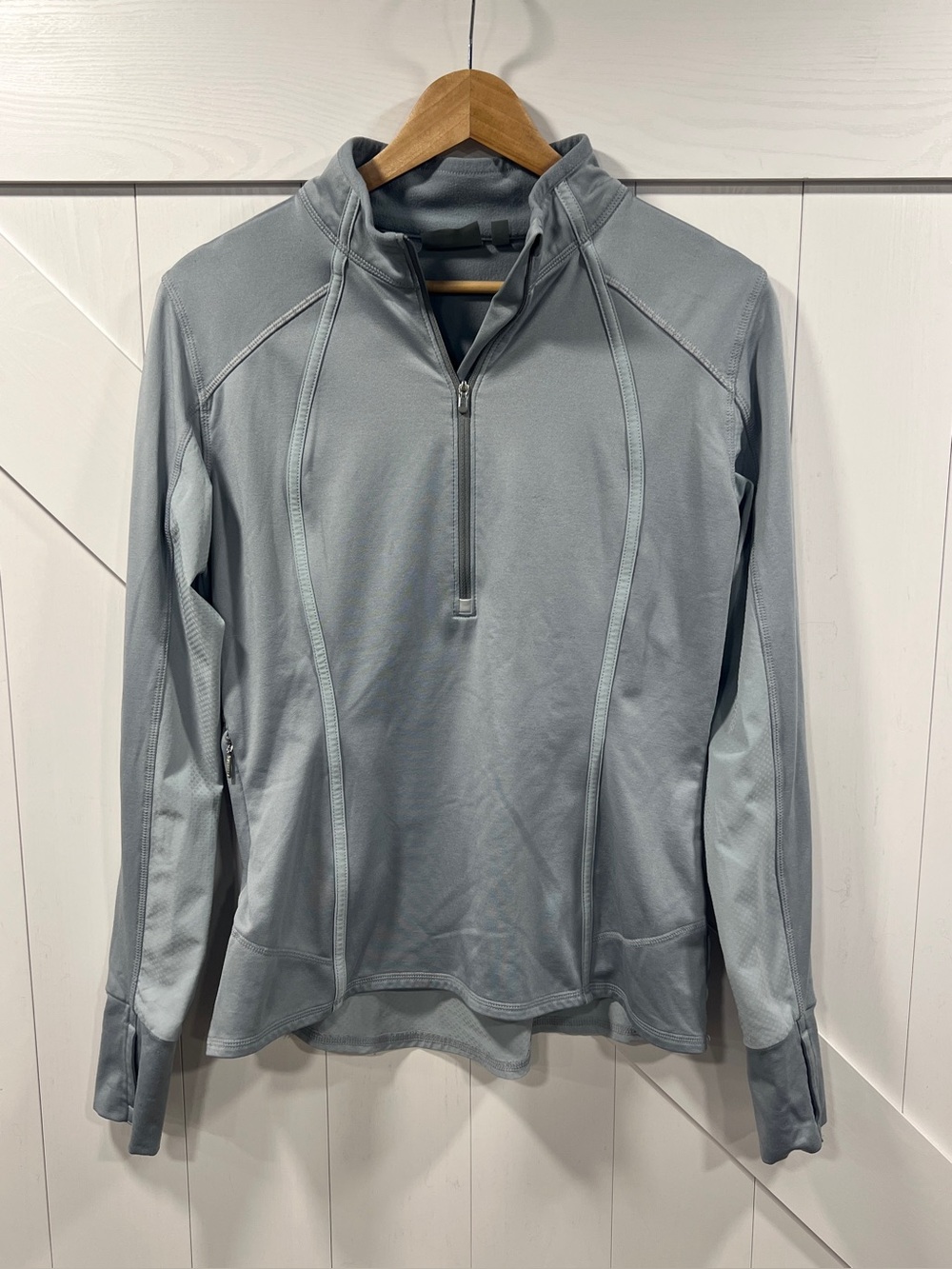Athleta Half Zip Grey Pullover